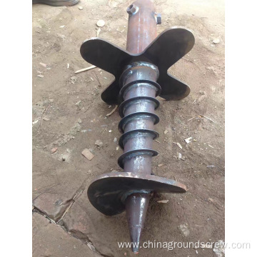 Solar Construction Ground Screw Pile Screw Anchor